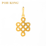 POH KONG 916/22K Yellow Gold Auspicious Ruyi Pendant