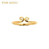 POH KONG 916/22K Yellow Gold Assorted Tight Spell Ring