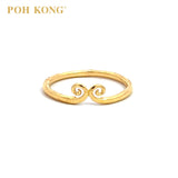 POH KONG 916/22K Yellow Gold Assorted Tight Spell Ring