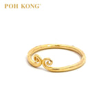 POH KONG 916/22K Yellow Gold Assorted Tight Spell Ring