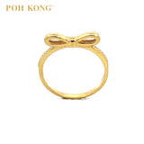 POH KONG 916/22K Yellow Gold Assorted Ribbon Ring