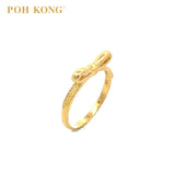 POH KONG 916/22K Yellow Gold Assorted Ribbon Ring