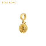 POH KONG 916/22K Yellow Gold Anggun Durian Pendant