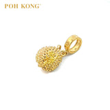 POH KONG 916/22K Yellow Gold Anggun Durian Pendant