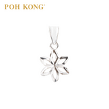 POH KONG 375/9K White Gold Blossom Pendant