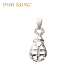 POH KONG 375/9K White Gold Gourd Pendant