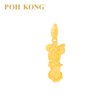 POH KONG 916/22K Yellow Gold Disney Minnie Pendant