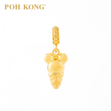 POH KONG 916/22K Disney Mickey Ice Cream Charm Pendant