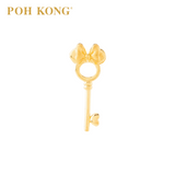 POH KONG 916/22K Yellow Gold Disney Minnie Key Pendant