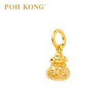 POH KONG 916/22K Yellow Gold Blessing Pendant