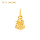 POH KONG 916/22K Yellow Gold Blessing Pendant