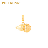 POH KONG 916/22K Yellow Gold Auspicious Prosperity Gourd Pendant