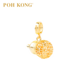 POH KONG 916/22K Yellow Gold Auspicious Prosperity Gourd Pendant