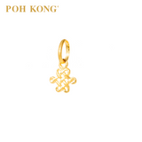 POH KONG 916/22K Yellow Gold Auspicious Eternal Knot Pendant