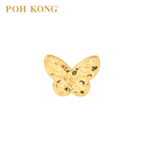 POH KONG 916/22K Gold Butterfly Earstuds Earring