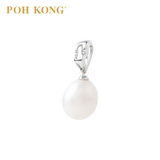 POH KONG 375/9K White Gold Heart of Pearl Pendant