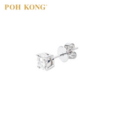 POH KONG 750/18K White Gold D'First Luxe Diamonds Earrings