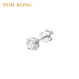 POH KONG 750/18K White Gold D'First Luxe Diamonds Earrings