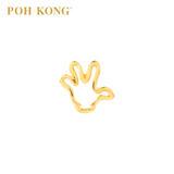 POH KONG 916/22K Gold Disney Mickey Magic Stud Earrings