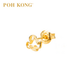 POH KONG 916/22K Gold Disney Mickey Magic Stud Earrings