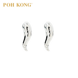 POH KONG 375/9K White Gold Starry Soar Earrings