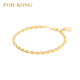 POH KONG 916/22K Yellow Gold Twist Beads Bracelet