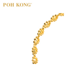 POH KONG 916/22K Yellow Gold Twist Beads Bracelet