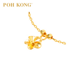 POH KONG 916/22K Yellow Gold Trendy Charm Bracelet