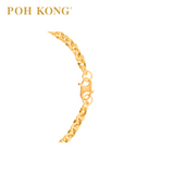 POH KONG 916/22K Yellow Gold Auric Embrace Bracelet