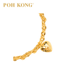 POH KONG 916/22K Yellow Gold Auric Embrace Bracelet