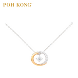 POH KONG 750/18K White Gold D'first Diamond Eternal Glow Necklace