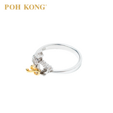 POH KONG 750/18K White Gold Disney Enchanted Crown Ring