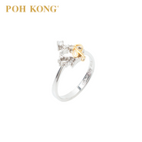 POH KONG 750/18K White Gold Disney Enchanted Crown Ring