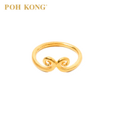 POH KONG 916/22K Yellow Gold Celestial Link Ring