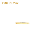 POH KONG 916/22K Yellow Gold Eternal Loop Wedder Ring