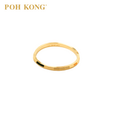 POH KONG 916/22K Yellow Gold Eternal Loop Wedder Ring