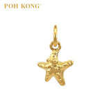 POH KONG 916/22K Yellow Gold Starfish Pendant