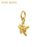 POH KONG 916/22K Yellow Gold Starfish Pendant