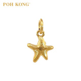 POH KONG 916/22K Yellow Gold Starfish Pendant