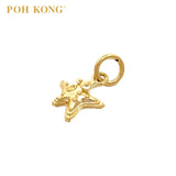 POH KONG 916/22K Yellow Gold Starfish Pendant