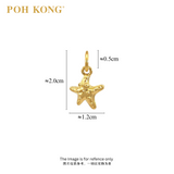 POH KONG 916/22K Yellow Gold Starfish Pendant