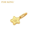 POH KONG 916/22K Yellow Gold Celestial Star Pendant