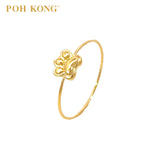 POH KONG 916/22K Gold Dog Paws Mini Ring