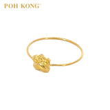 POH KONG 916/22K Gold Dog Paws Mini Ring