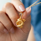 Auspicious Snake Dance Abacus Pendant