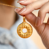 Auspicious Radiant Blessings Lotus Pendant