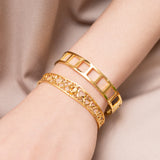 POH KONG 916/22K Gold Tranz Classic Bangle