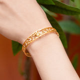 POH KONG 916/22K Gold Tranz Classic Bangle