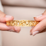 POH KONG 916/22K Gold Tranz Classic Bangle