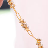 POH KONG 916/22K YELLOW GOLD WITH WHITE GOLD ANGGUN RAYA LOVE LONG NECKLACE